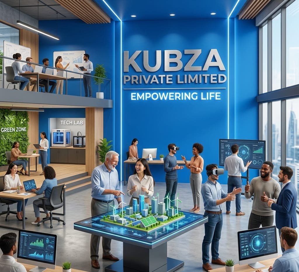 Kubza Team working together